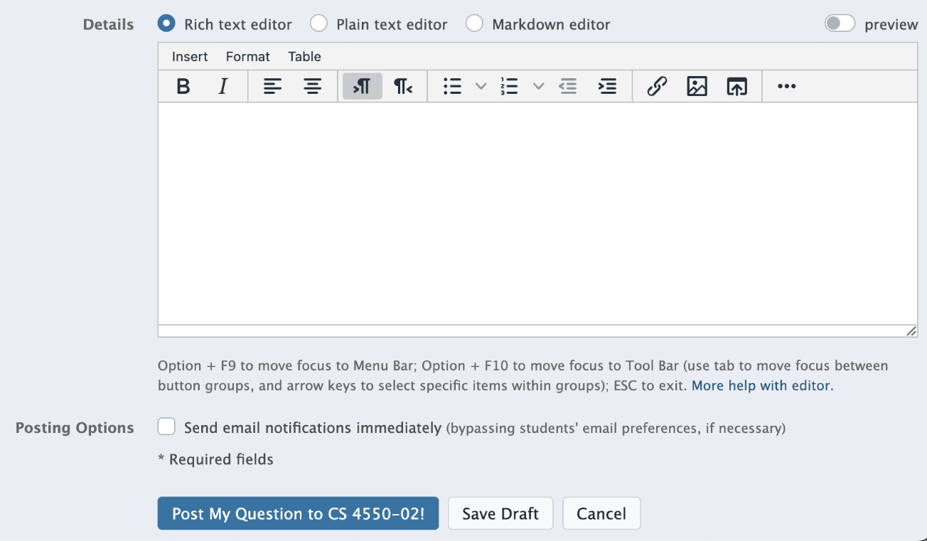 Summary field on the New Post screen, limited to 100 characters.